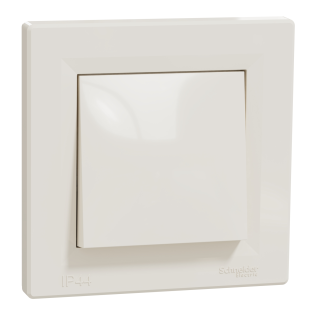 Schneider Electric EPH0100223, Asfora, Krem, Anahtar, IP44, Çerçeveli
