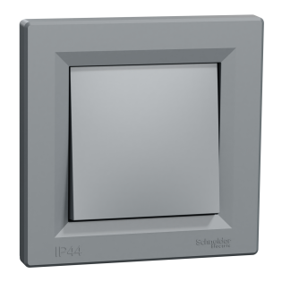 Schneider Electric EPH0400462, Asfora Plus, Çelik, Vavien Anahtar, IP44, Çerçeveli