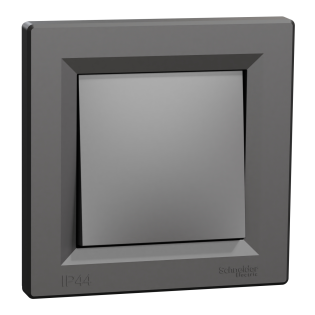 Schneider Electric EPH0400471, Asfora Plus, Antrasit, Vavien Anahtar, IP44, Çerçeveli