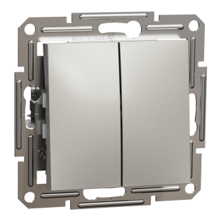 Schneider Electric EPH0600169, Asfora Plus, Bronz, İkili Vavien Anahtar, Çerçevesiz