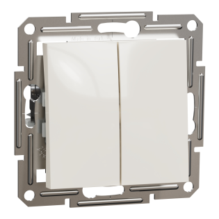 Schneider Electric EPH0670123, Asfora, Krem, İkili Vavien Anahtar, Çerçevesiz