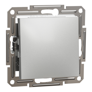 Schneider Electric EPH0700161, Asfora Plus, Alüminyum, Liht Anahtarı, Çerçevesiz