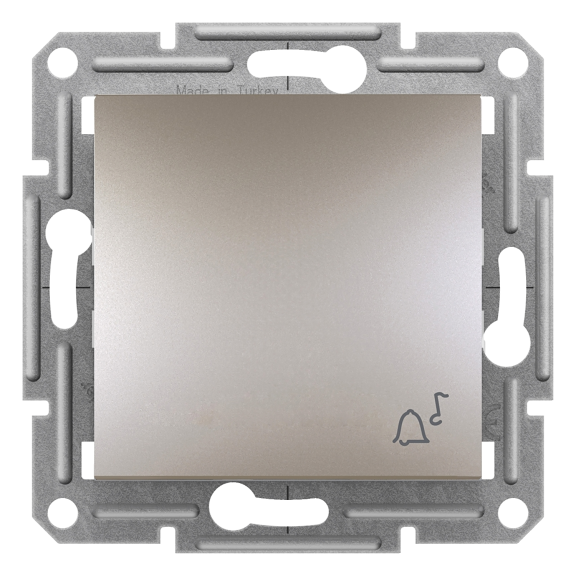 Schneider Electric EPH0800169, Asfora Plus, Bronz, Liht Anahtarı, Zil İşaretli, Çerçevesiz