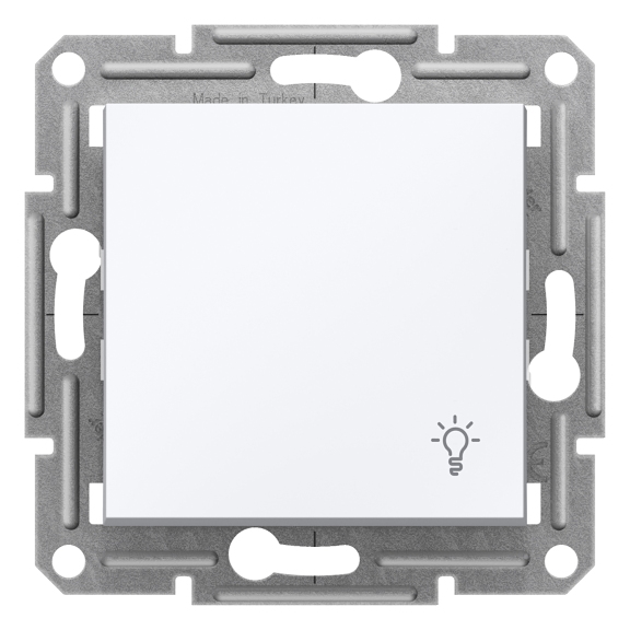 Schneider Electric EPH0970121, Asfora, Beyaz, Liht Anahtarı, Işık İşaretli, Çerçevesiz