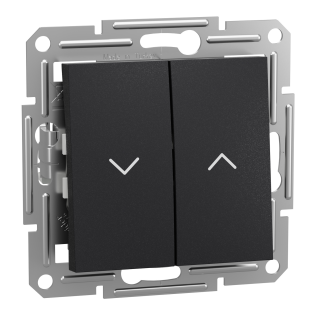 Schneider Electric EPH1300171, Asfora Plus, Antrasit, Jaluzi Kumanda Liht Anahtarı, Çerçevesiz