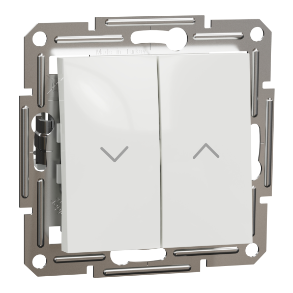 Schneider Electric EPH1370121, Asfora, Beyaz, Jaluzi Kumanda Liht Anahtarı, Çerçevesiz