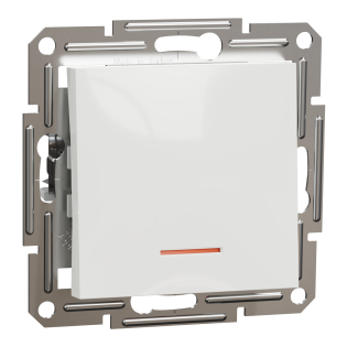 Schneider Electric EPH1470121, Asfora, Beyaz, Anahtar, Işıklı, Çerçevesiz