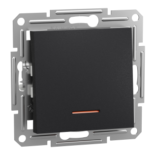 Schneider Electric EPH1500171, Asfora Plus, Antrasit, Vavien Anahtar, Işıklı, Çerçevesiz