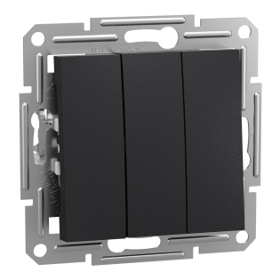 Schneider Electric EPH2100171, Asfora Plus, Antrasit, Üçlü Anahtar, Çerçevesiz