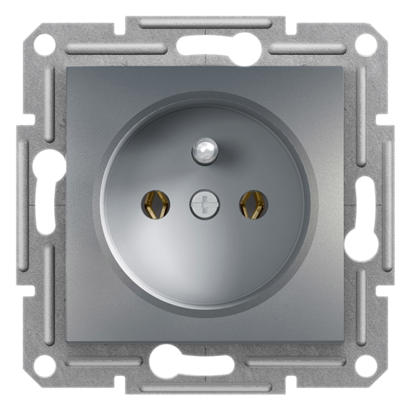 Schneider Electric EPH2800162, Asfora Plus, Çelik, UPS Priz, Çerçevesiz