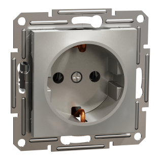 Schneider Electric EPH2900169, Asfora Plus, Bronz, Topraklı Priz, Çerçevesiz