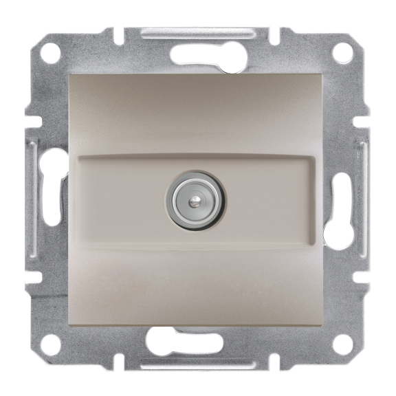 Schneider Electric EPH3200169, Asfora Plus, Bronz, TV Prizi, Sonlu, Çerçevesiz