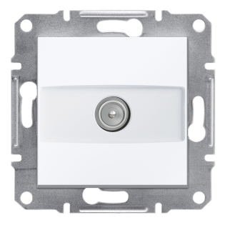 Schneider Electric EPH3270121, Asfora, Beyaz, TV Prizi, Sonlu, Çerçevesiz