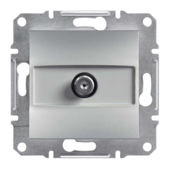 Schneider Electric EPH3700161, Asfora Plus, Alüminyum, SAT Prizi, Sonlu, Çerçevesiz
