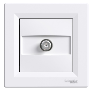 Schneider Electric EPH3700221, Asfora, Beyaz, SAT Prizi, Geçişli, 4 dB, Çerçeveli
