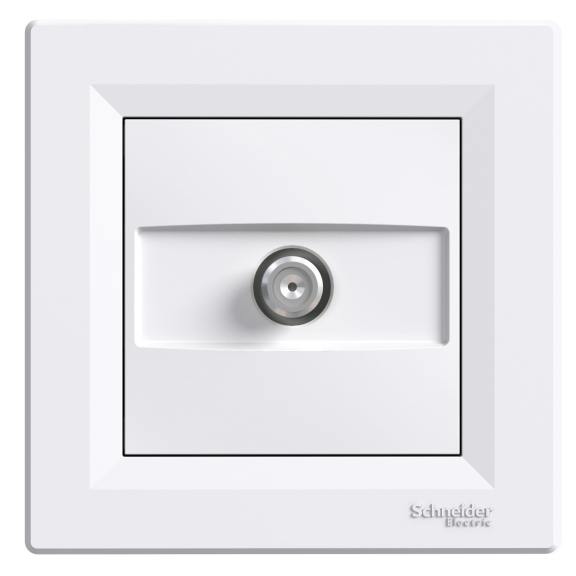 Schneider Electric EPH3700221, Asfora, Beyaz, SAT Prizi, Geçişli, 4 dB, Çerçeveli