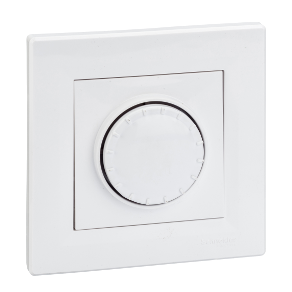 Schneider Electric EPH5401121, Asfora, Beyaz, Ses Potansiyometresi, Çerçeveli
