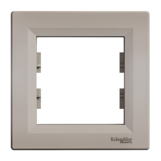 Schneider Electric EPH5800169, Asfora Plus, Bronz, Tekli Çerçeve, Yatay