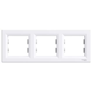 Schneider Electric EPH5800321, Asfora, Beyaz, Üçlü Çerçeve, Yatay