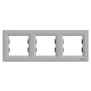 Schneider Electric EPH5800361, Asfora Plus, Alüminyum, Üçlü Çerçeve, Yatay