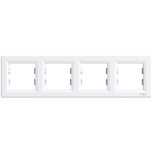 Schneider Electric EPH5800421, Asfora, Beyaz, Dörtlü Çerçeve, Yatay