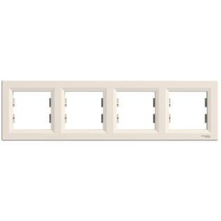 Schneider Electric EPH5800423, Asfora, Krem, Dörtlü Çerçeve, Yatay