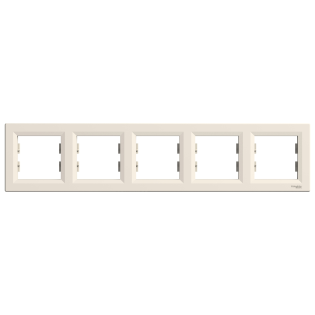 Schneider Electric EPH5800523, Asfora, Krem, Beşli Çerçeve, Yatay