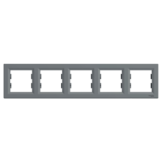Schneider Electric EPH5800562, Asfora Plus, Çelik, Beşli Çerçeve, Yatay
