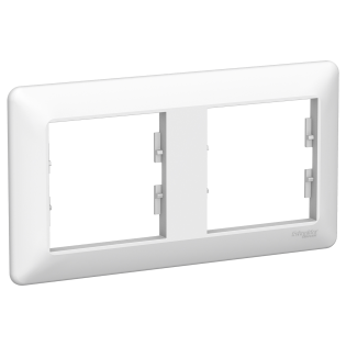 Schneider Electric EPH5805221, Asfora EM, Beyaz, İkili Yatay Çerçeve