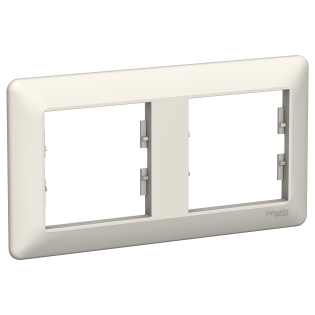 Schneider Electric EPH5805223, Asfora EM, Krem, İkili Yatay Çerçeve