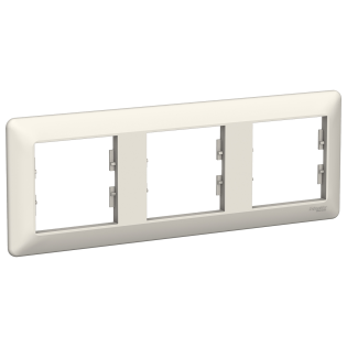 Schneider Electric EPH5805323, Asfora EM, Krem, Üçlü Yatay Çerçeve