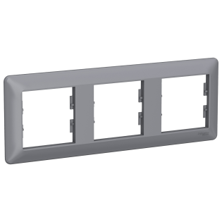 Schneider Electric EPH5805362, Asfora EM Plus, Çelik, Üçlü Yatay Çerçeve