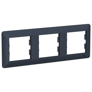 Schneider Electric EPH5805371, Asfora EM Plus, Antrasit, Üçlü Yatay Çerçeve