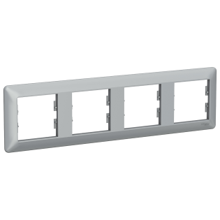 Schneider Electric EPH5805461, Asfora EM Plus, Alüminyum, Dörtlü Yatay Çerçeve