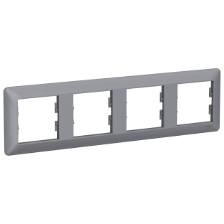 Schneider Electric EPH5805462, Asfora EM Plus, Çelik, Dörtlü Yatay Çerçeve