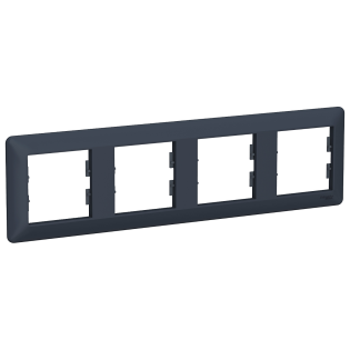 Schneider Electric EPH5805471, Asfora EM Plus, Antrasit, Dörtlü Yatay Çerçeve