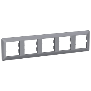 Schneider Electric EPH5805562, Asfora EM Plus, Çelik, Beşli Yatay Çerçeve