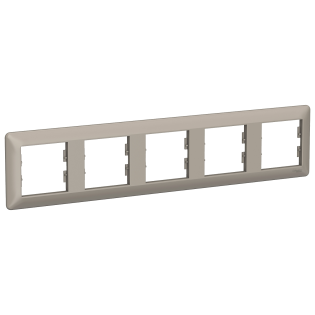 Schneider Electric EPH5805569, Asfora EM Plus, Bronz, Beşli Yatay Çerçeve