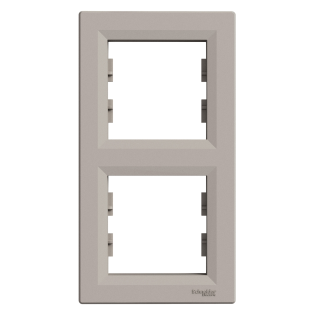 Schneider Electric EPH5810269, Asfora Plus, Bronz, İkili Çerçeve, Dikey