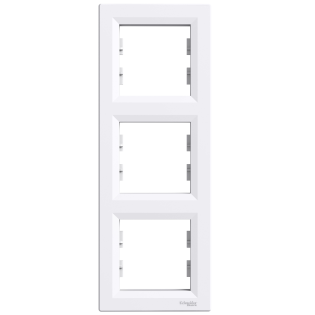 Schneider Electric EPH5810321, Asfora, Beyaz, Üçlü Çerçeve, Dikey