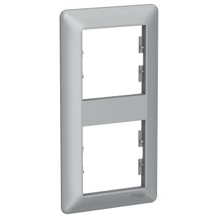 Schneider Electric EPH5815261, Asfora EM Plus, Alüminyum, İkili Dikey Çerçeve
