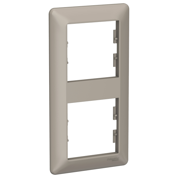 Schneider Electric EPH5815269, Asfora EM Plus, Bronz, İkili Dikey Çerçeve