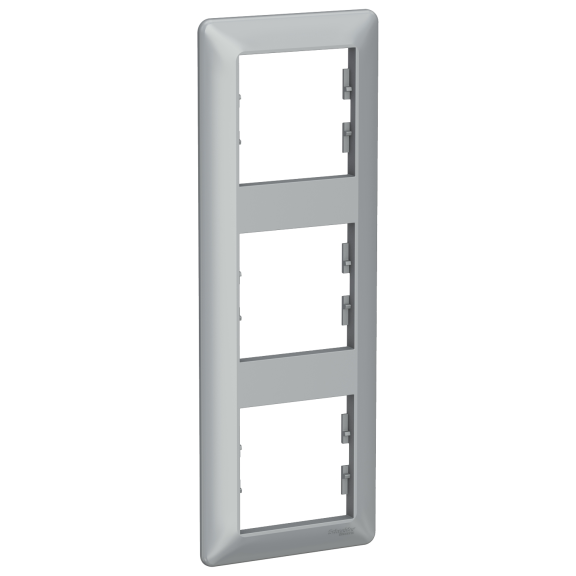 Schneider Electric EPH5815361, Asfora EM Plus, Alüminyum, Üçlü Dikey Çerçeve