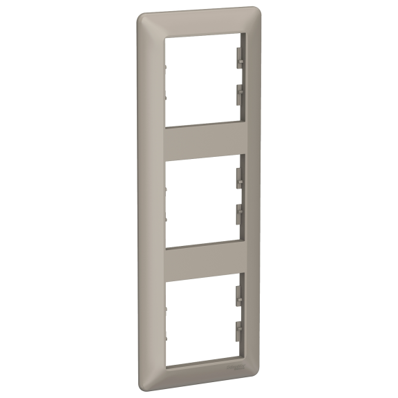 Schneider Electric EPH5815369, Asfora EM Plus, Bronz, Üçlü Dikey Çerçeve