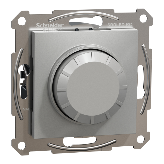 Schneider Electric EPH6800161, Asfora Plus, Alüminyum, Vavien LED Dimmer, 370W, RC Tip, Çerçevesiz