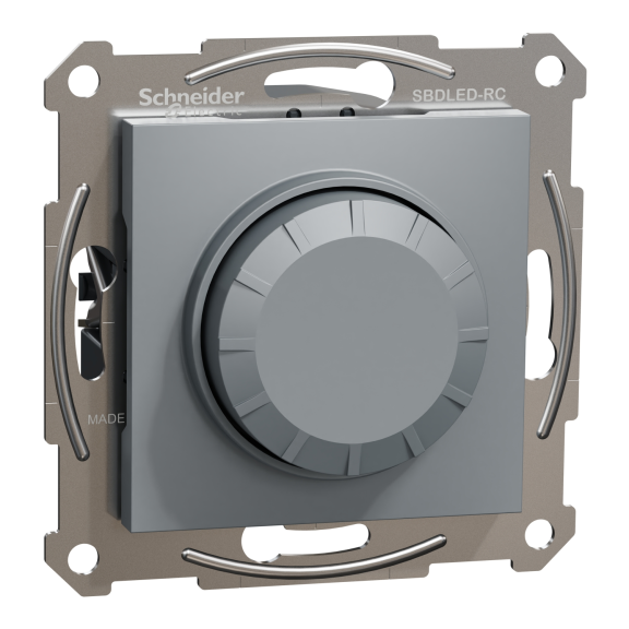 Schneider Electric EPH6800162, Asfora Plus, Çelik, Vavien LED Dimmer, 370W, RC Tip, Çerçevesiz