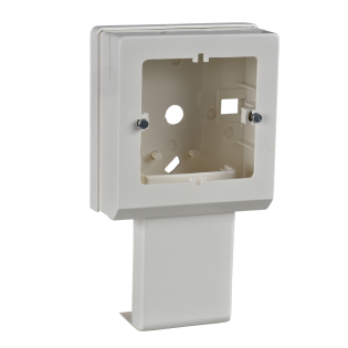 Schneider Electric ETK20580, PKS Ultra, 20mm Genişlikli Kablo Kanalları için Kanal Üstü Anahtar Priz Montaj Kapağı, Düz Tip