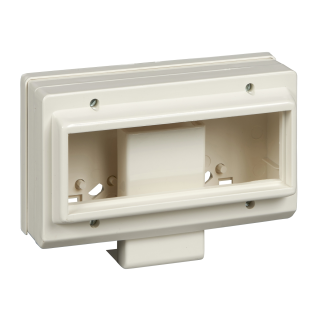 Schneider Electric ETK20597, PKS Ultra, 20mm Genişlikli Kablo Kanalları için Kanal Üstü 45x45 Modül Kapağı, Üçlü