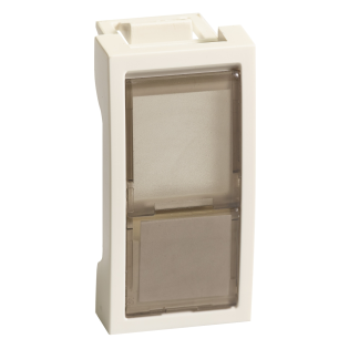 Schneider Electric ETK45022E, PKS Ultra, Beyaz, Data ve Telefon Priz Kapağı, 45x22.5mm
