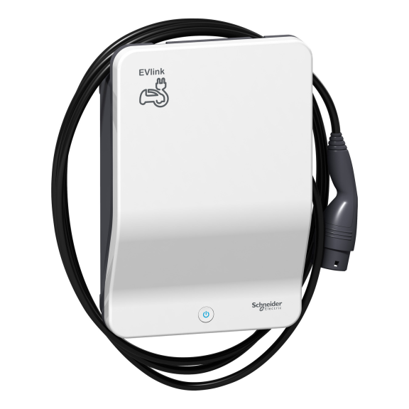 Schneider Electric EVH2S22P0CK, EVlink Wallbox, 22.1 kW, Trifaze, 4 Metre T2 Kablolu, Elektrikli Araç Şarj İstasyonu